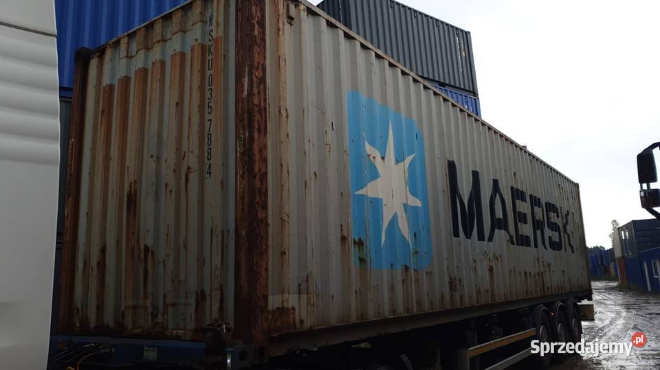 Kontener morski magazynowy 40hc Magazynowanie Gdańsk