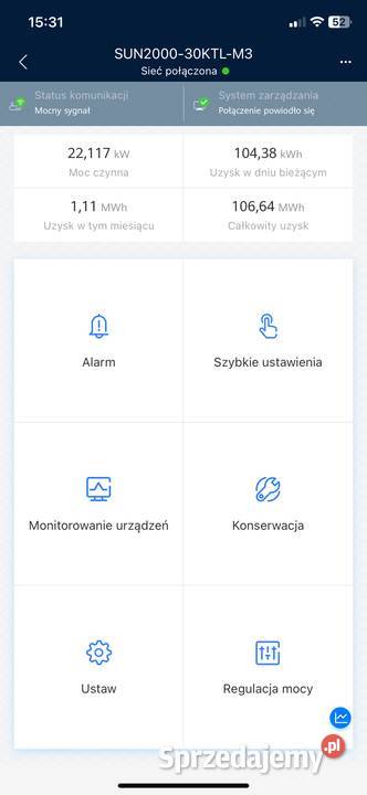Fotowoltaika 30kW kompletna instalacja