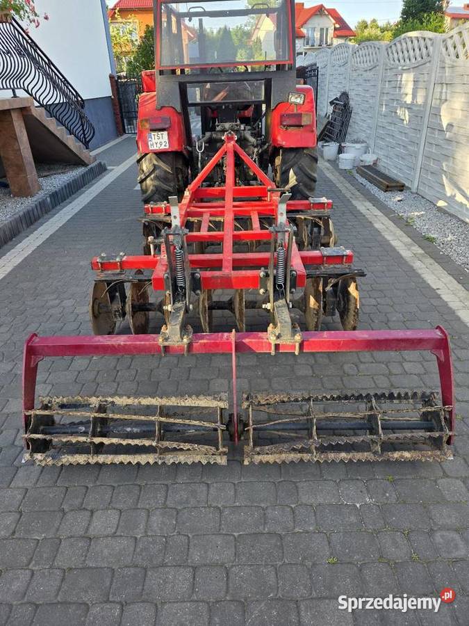 Brona talerzowa 2x8 z wałem Brody