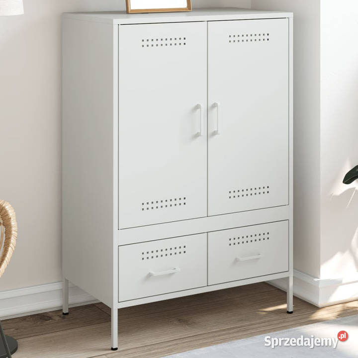 Szafka biała 68x39x1015 stal WM843113 mazowieckie Warszawa