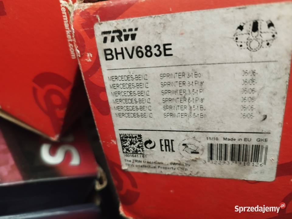 Zacisk hamulca TRW BHV684E Mercedes Sprinter 906 Kraśnik