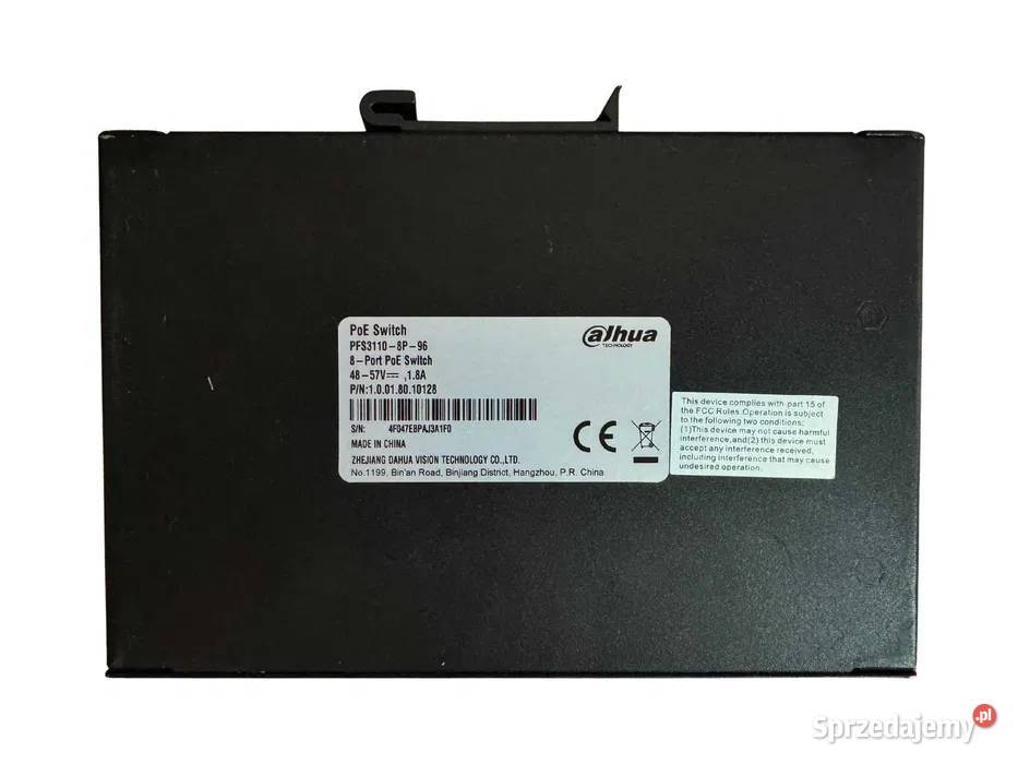 Switch Dahua PFS31108P96 Internet i komunikacja Goleszów