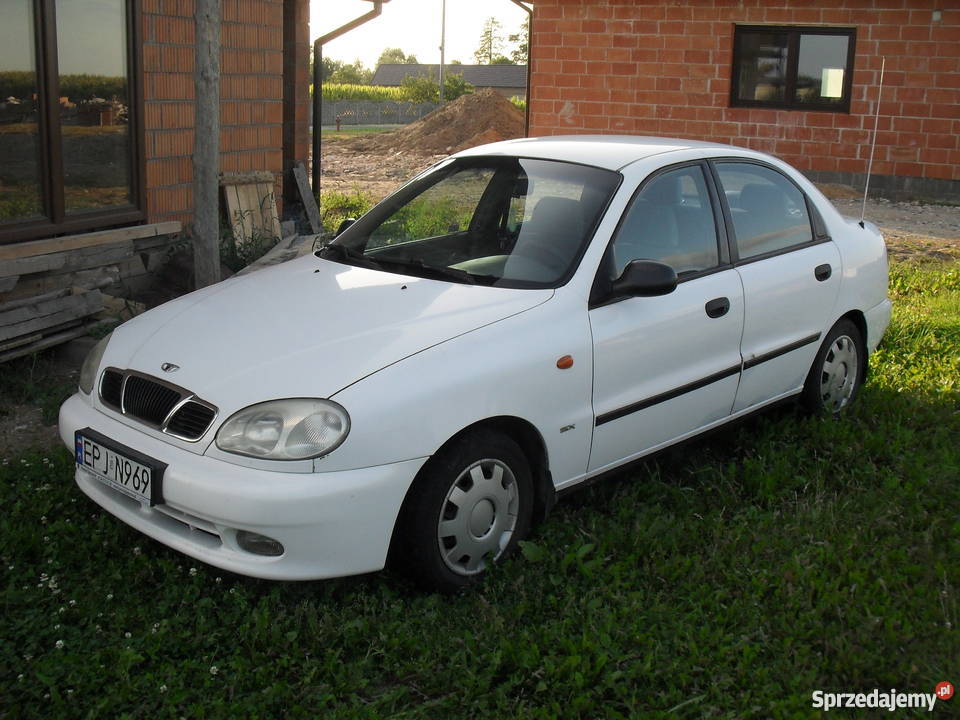 Lanos na części blacharka bez rdzy oprócz progów poduszka powietrzna Pajęczno