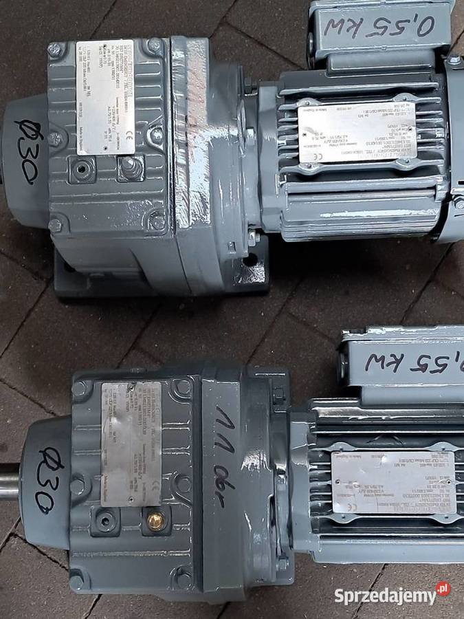 Motoreduktor 055 kW11obr wielkopolskie Leszno sprzedam