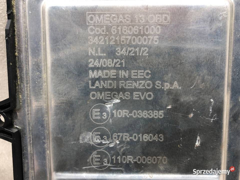 KOMPUTER DO GAZU LPG 67R016043 STEROWNIK GAZU osobowe