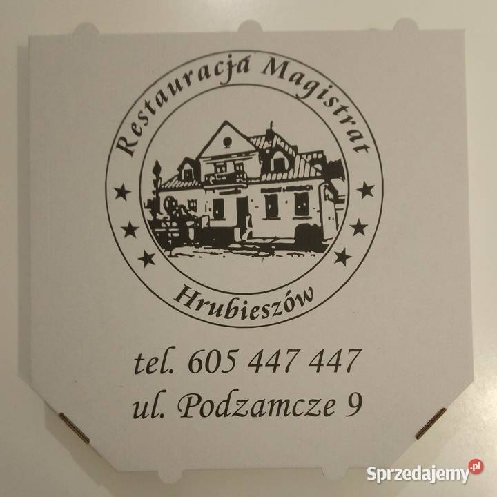 Kartony pudełka na pizze EKO z nadrukiem