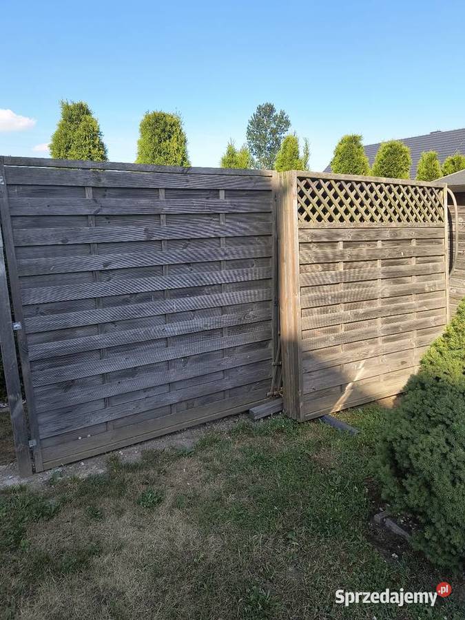 Płot drewniany pergola panel Sędzisław