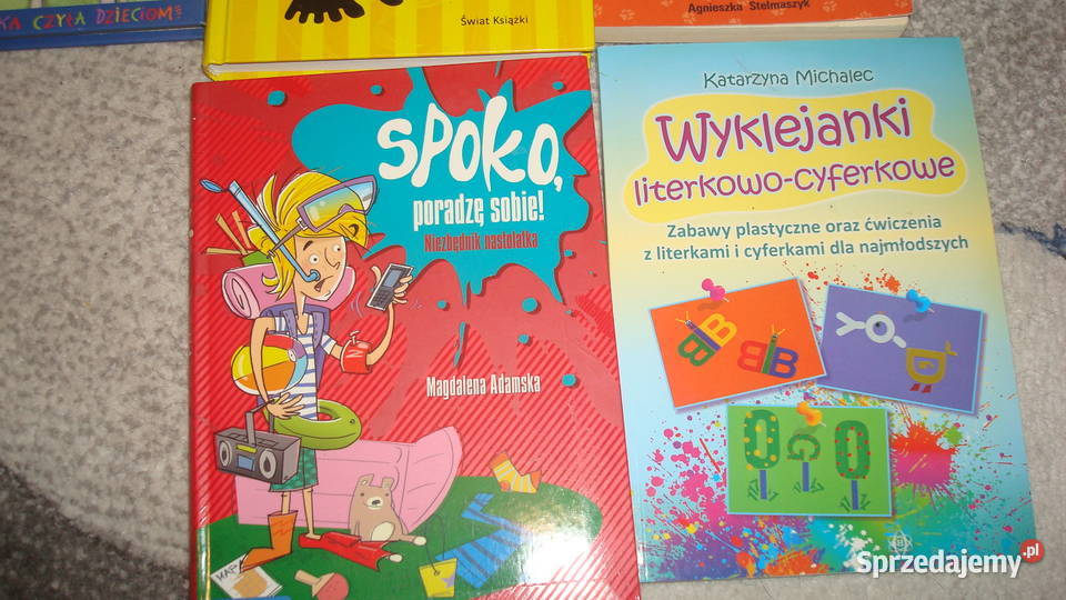 Zestaw książeczek dzieci js kujawsko-pomorskie Osięciny sprzedam