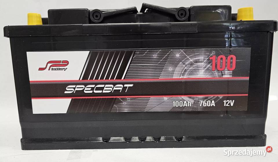 Akumulator SPECBAT 100Ah 760A EN PRAWY PLUS osobowe Białystok sprzedam