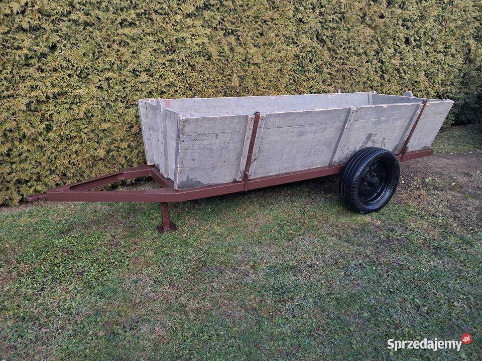 Dwukołówka przyczepka rolnicza solidna