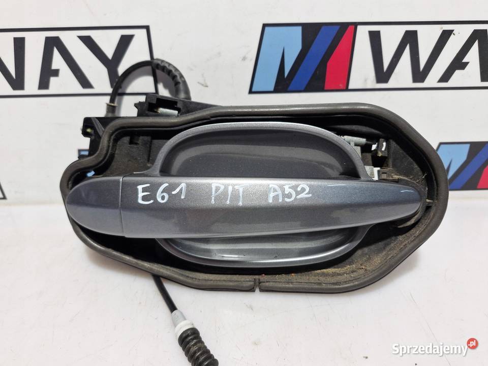 BMW 5 E60 E61 KLAMKA PRAWY TYŁ A52 7199556 osobowe Klamki Części samochodowe