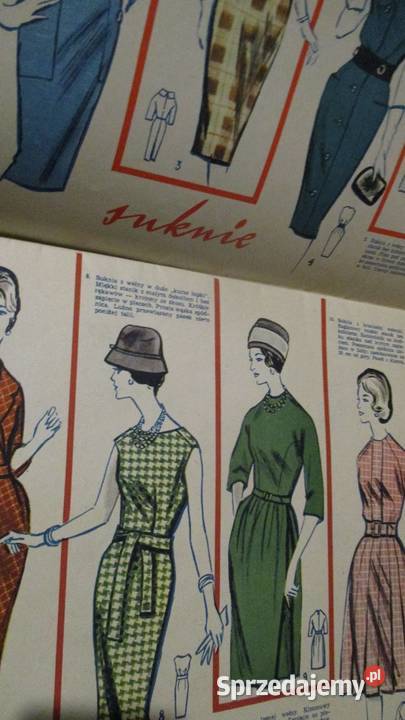 Magazyn modowy Świat Mody Wiosna 1961moda łódzkie Łódź