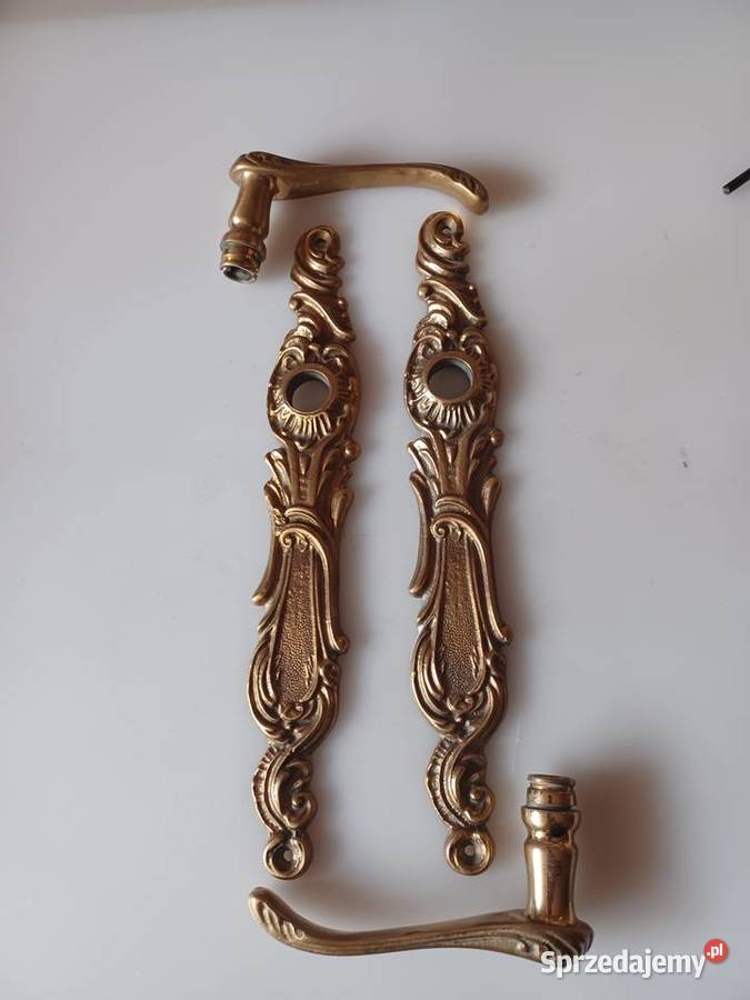 Klamki i szyldy mosiężne