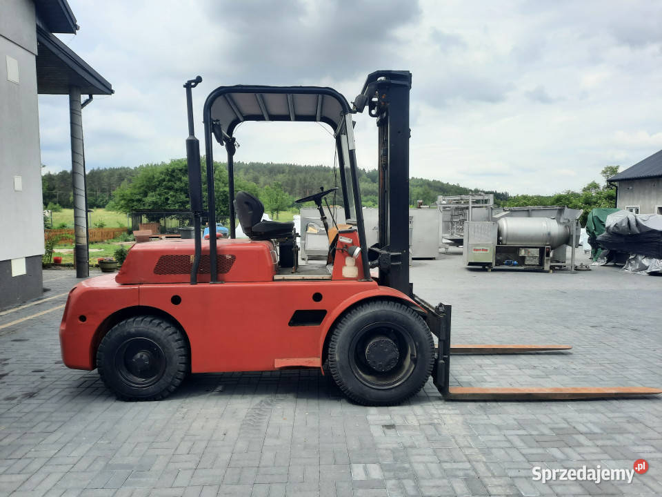 Wózek widłowy FIAT OM DI 60 udźwig 6 ton 4 m Mały Rudnik