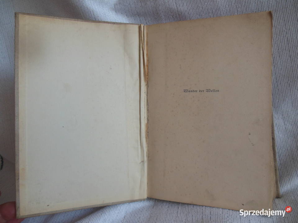 Wunder der Wellen von Eduard Rhein twarda Pozostałe Kielce