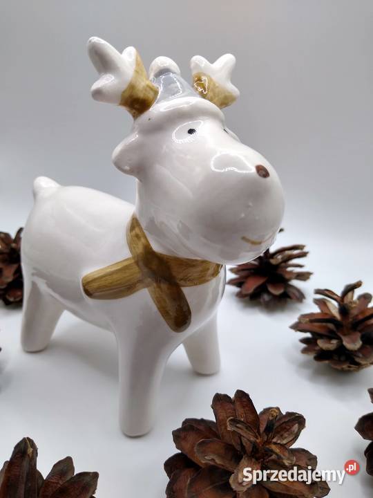 Renifer Reniferek Ceramika Christmas Dom i Ogród Gdańsk sprzedam