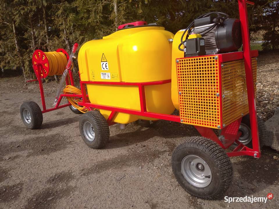 Opryskiwacz elektryczny wózkowy silnik 3 kW Izdebki