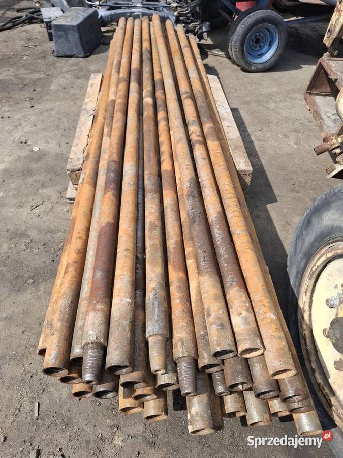 Żerdzie wiertnicze 60mm grubości 3 m długości Targoszyn