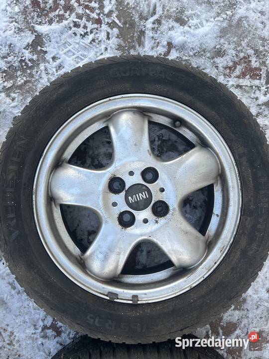Koła felgi aluminiowe Mini opony zimowe r15 Świebodzice sprzedam