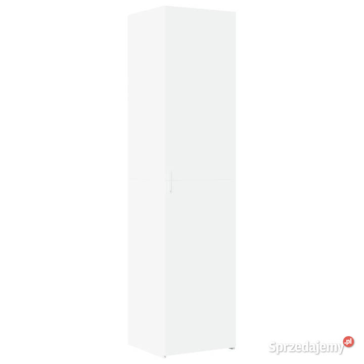 Wąska szafka biała 45x425x225 materiał Warszawa