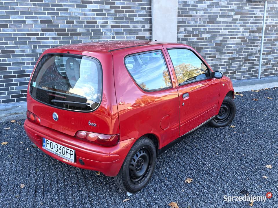 Fiat Seicento 11 GAZ 2007 Model 600 Salon Polska wielkopolskie Poznań
