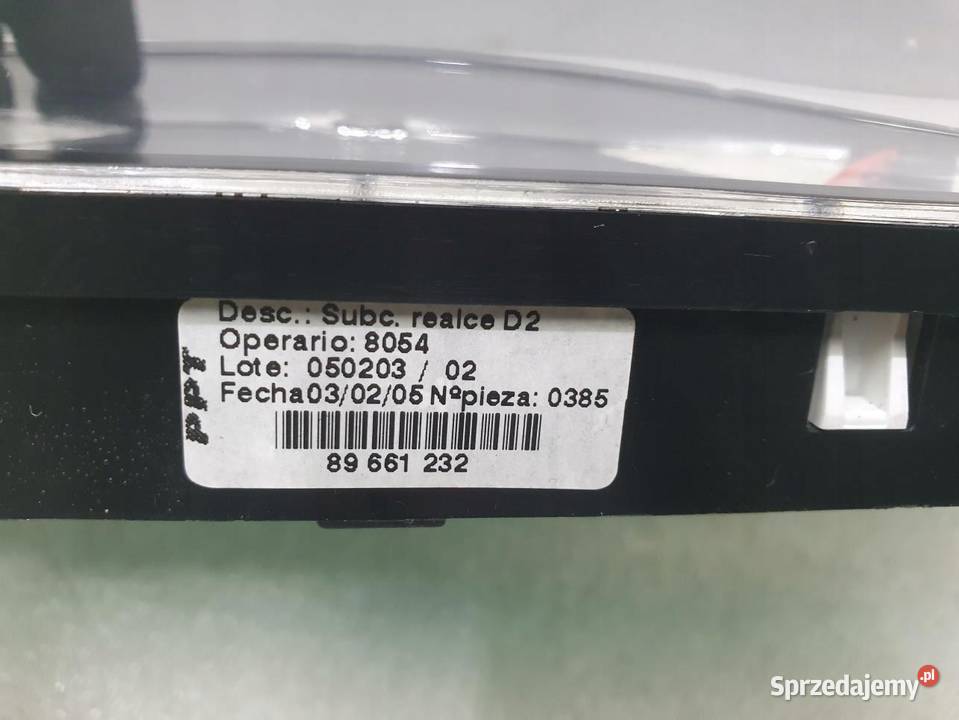 LICZNIK ZEGARY PEUGEOT 407 20 HDI EU 9658138480 osobowe sprzedam