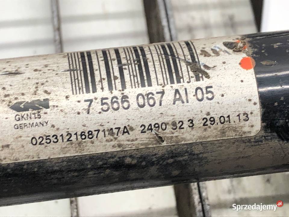 PÓŁOŚ LEWY TYŁ BMW F07 7566067 20 184 Hatchback osobowe