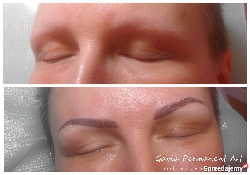 MAKIJAŻ PERMANENTNY MICROBLADING profesjonalnie Pielęgnacja, uroda, zdrowie Warszawa
