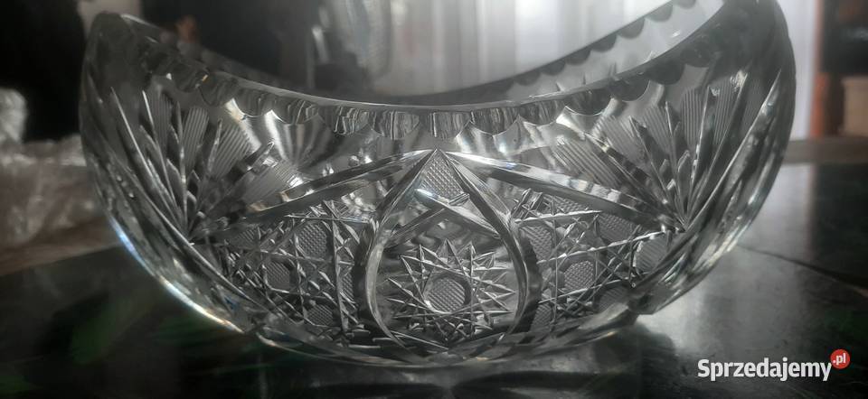 Misa kryształowa łódeczka PRL sprzedam