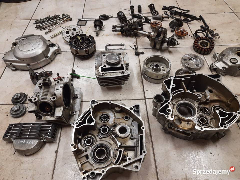 Yamaha YBR 125 silnik części głowica wał Części motocyklowe dolnośląskie Jelenia Góra