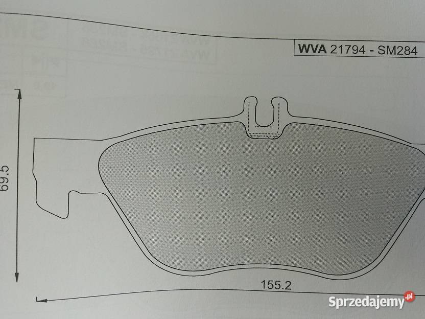 Klocki hamulcowe kpl przód MERCEDES CLK A208 CLK Części samochodowe Olsztyn