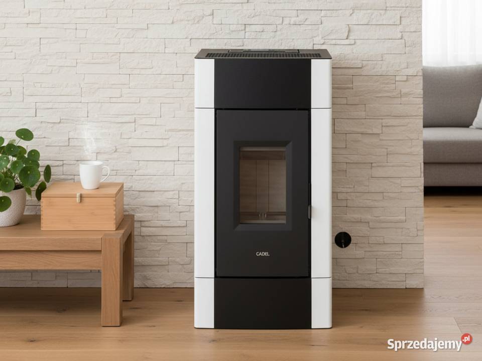Piec piecyk na pellet nadmuchowy Cadel Cristal Piersno