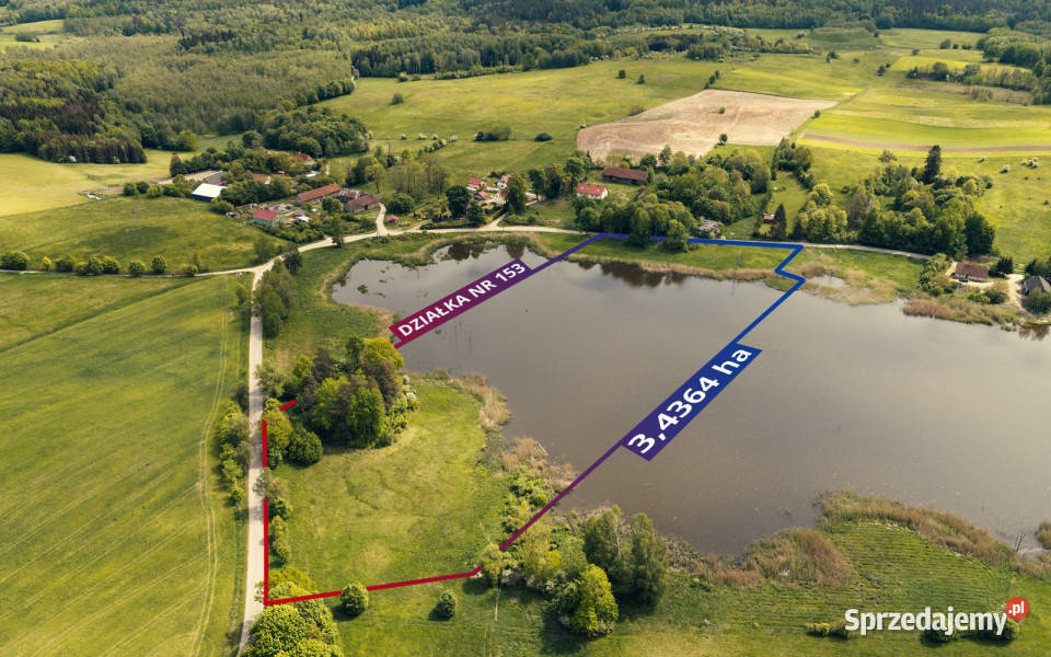 45 ha jeziorem Mazury Inwestycja Jeziorko sprzedam