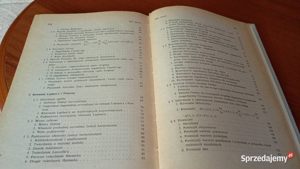 Równania liniowe fizyki matematycznej Babicz pomorskie Gdańsk