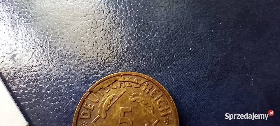 Stare monety 5 rentenpfennig 1924 A Niemcy sprzedam