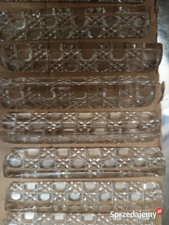 Koziołki kryształowe pod sztućce 9 sztuk Warszawa