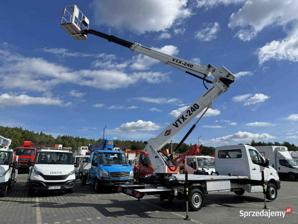 Mercedes Sprinter Zwyżka Podnośnik Koszowy elektryczne lusterka Widełki