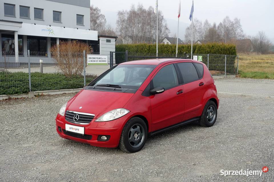 Mercedes A180CDI 109 Ksenon Klima Nowe hamulce czerwony Klasa A śląskie Buczkowice