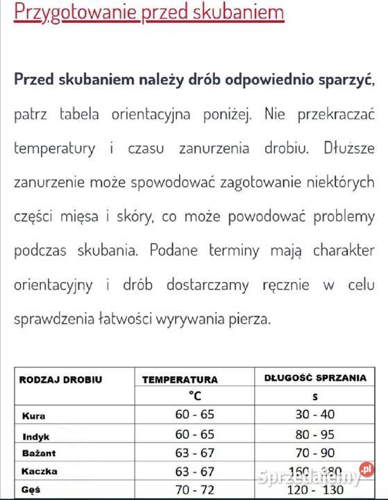 Wałek do skubarki skubarka skubaczka kury kaczki Pozostałe Pruchnik
