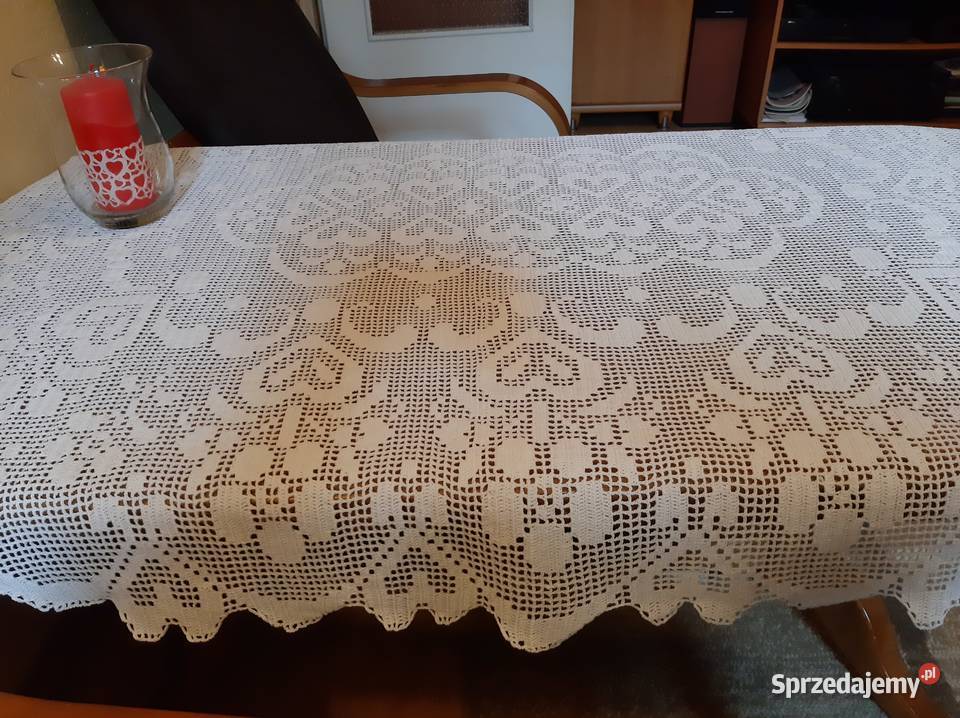 Obrus szydełkowy rękodzieło Częstochowa sprzedam