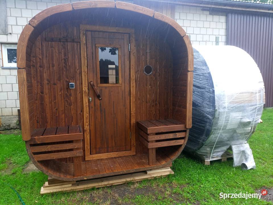Sauna Kwadro Beczka 300 Sauna Ogrodowa Suwałki