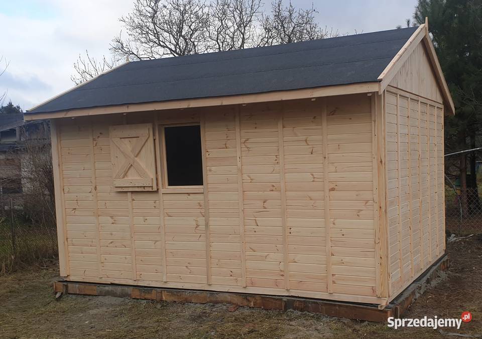 Domek drewniany ogrodowy altanka na narzędzia Zimnowoda