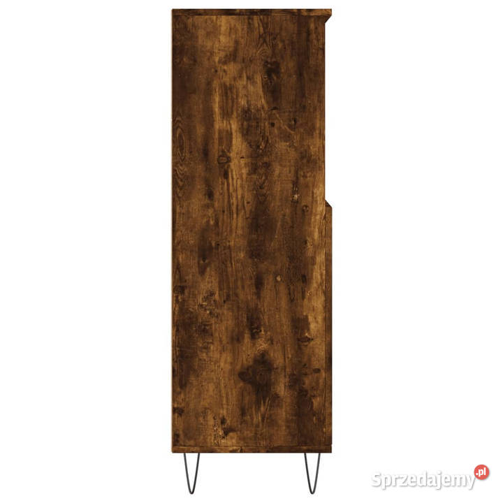 Wysoka szafka przydymiony dąb 60x36x110 WM831489 Warszawa