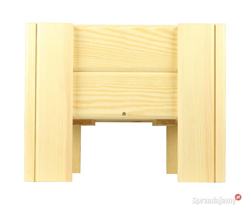 Donica drewniana skrzynka na kwiaty kwietnik sprzedam