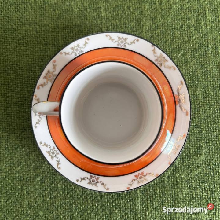 Stara kolekcjonerksa filiżanka do mokki