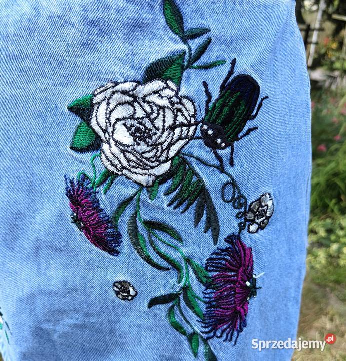 Spódnica mini HM 34 XS 36 S denim jeans mini Dżinsowa Szczecin