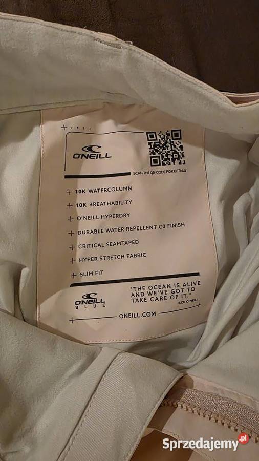 spodnie narciarskie ONeill Nowe oryginalne pomorskie Gdynia sprzedam