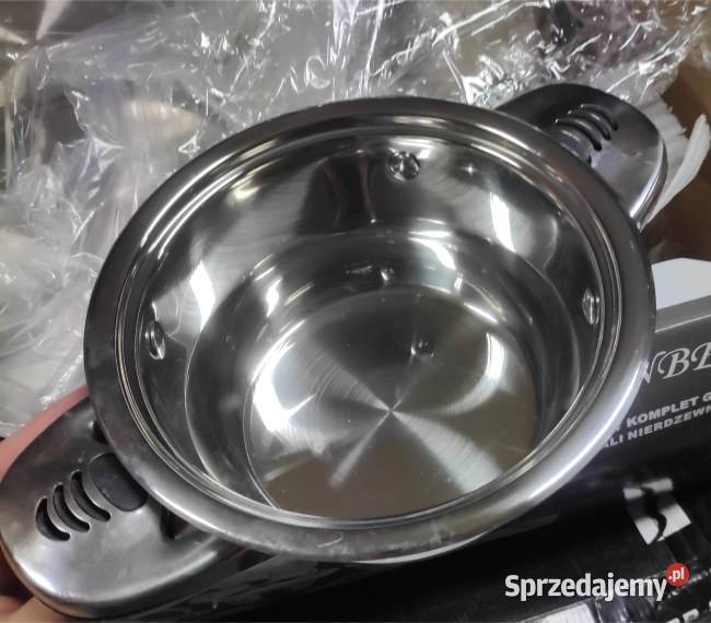 Garnki Rozenberg 16 el z termometrem Łódź sprzedam