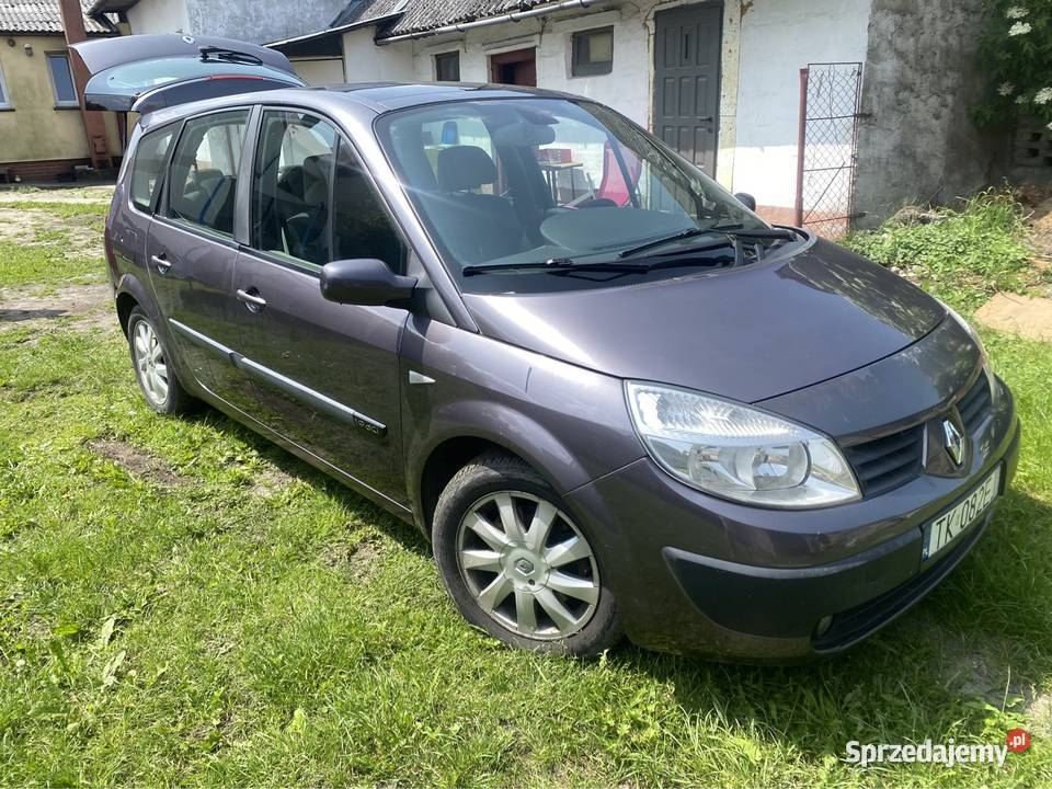 Renault grand scenic 2004 19 DCI 7 osobowy świętokrzyskie Mzurowa