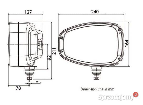 Lampa przednia LED zespolona lewa 2232W sprzedam